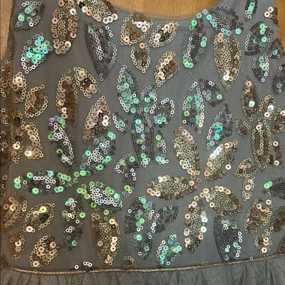 Sparkling Sequin Tulle Dress Gown Party Dress Girls Kids 10 - Picture 2 of 9